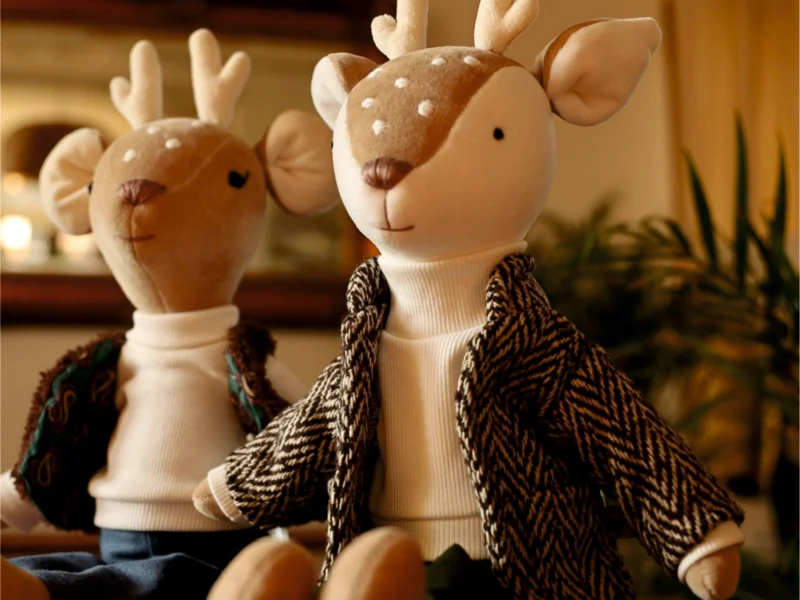 Jelonek w tweed'owej marynarce